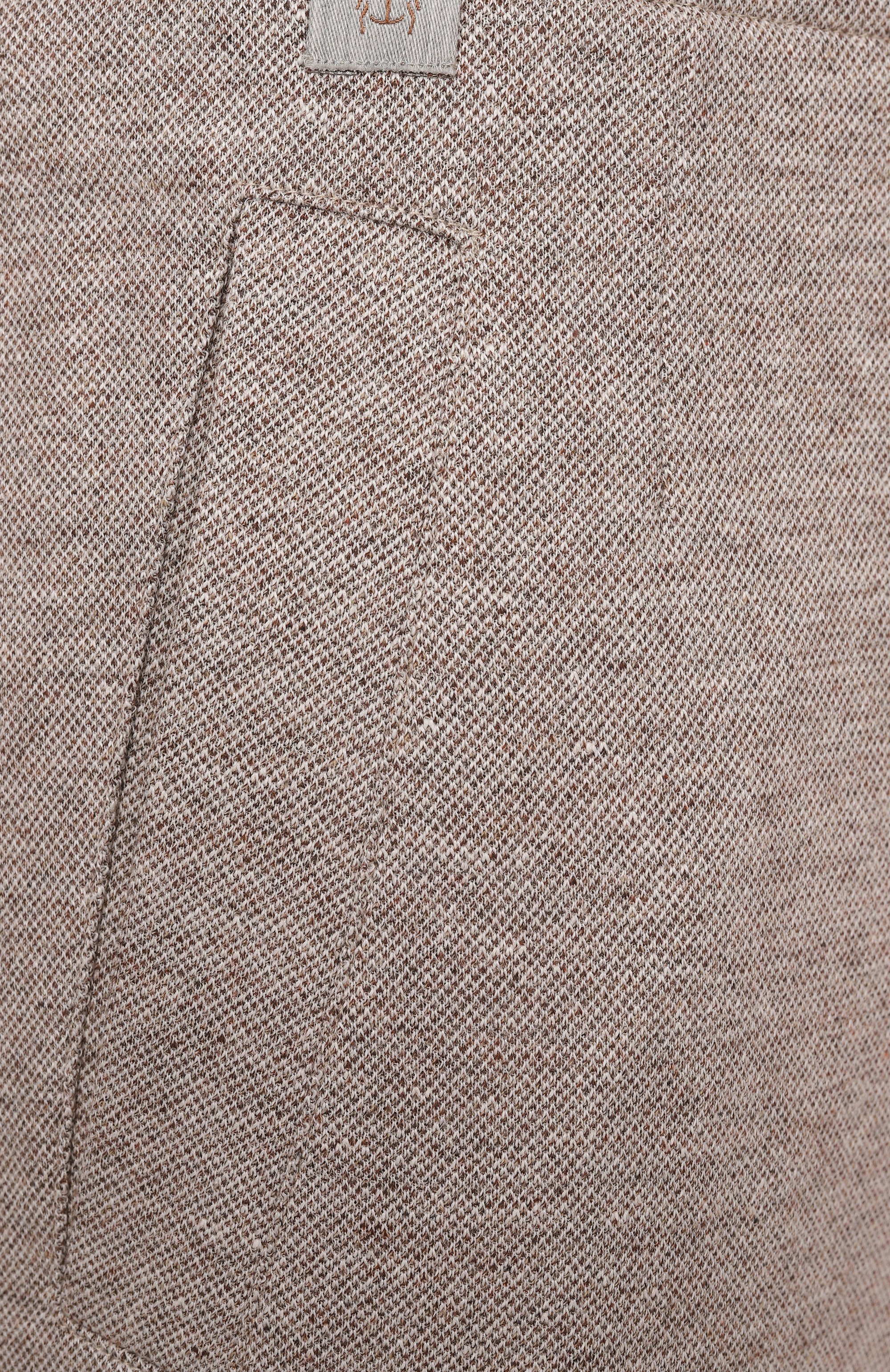 Шорты изо льна и хлопка CAPOBIANCO, арт. 18M753.LUR0., фото 6