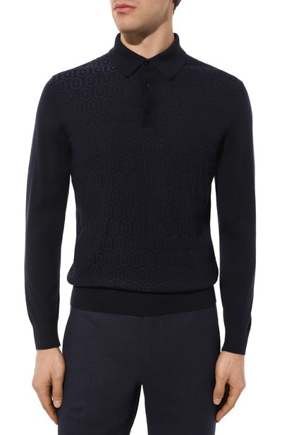 Поло из шерсти и шелка STEFANO RICCI, арт. KE06004AP1/E23405/ALG, фото 3