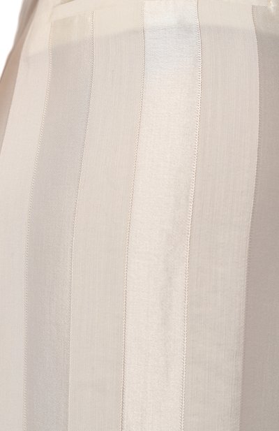 Брюки из вискозы и хлопка LOULOU DE SAISON молочного цвета по цене 39950 руб., арт. SIAR0, фото 5 Брюки из вискозы и хлопка LOULOU DE SAISON, арт. SIAR0, фото 5
