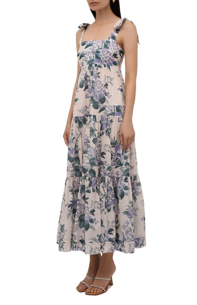 Хлопковое платье ZIMMERMANN, арт. 9746DCAS, фото 3