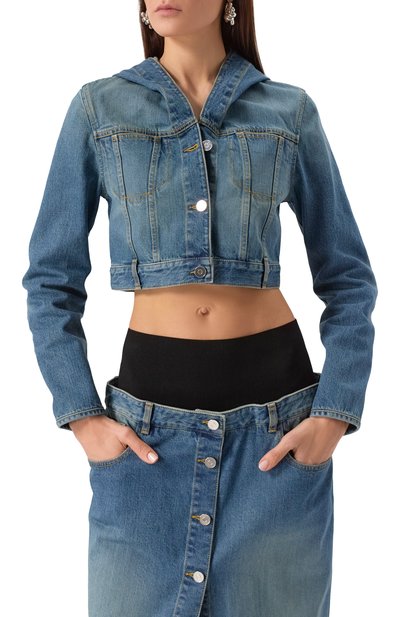 Джинсовая куртка ALAIA, арт. AA9V0421T536A, фото 3