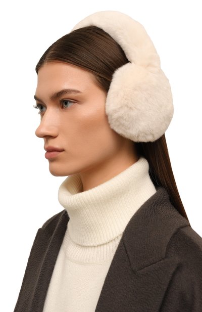 Меховые наушники из кролика YVES SALOMON, арт. 25WAA306XXREXX, фото 2