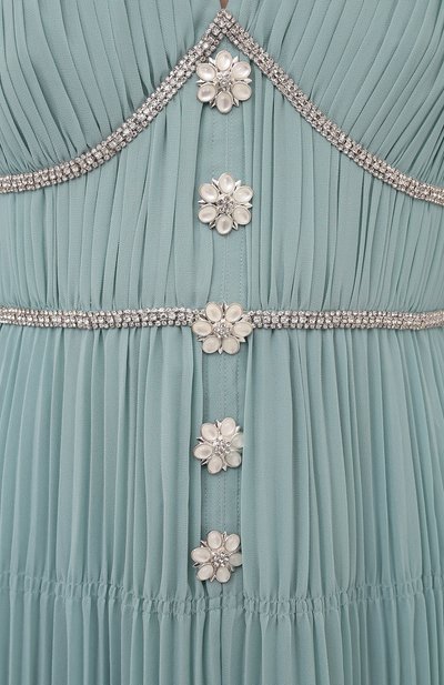 Платье SELF-PORTRAIT голубого цвета по цене 68500 руб., арт. PF21-060, фото 5 Платье SELF-PORTRAIT, арт. PF21-060, фото 5