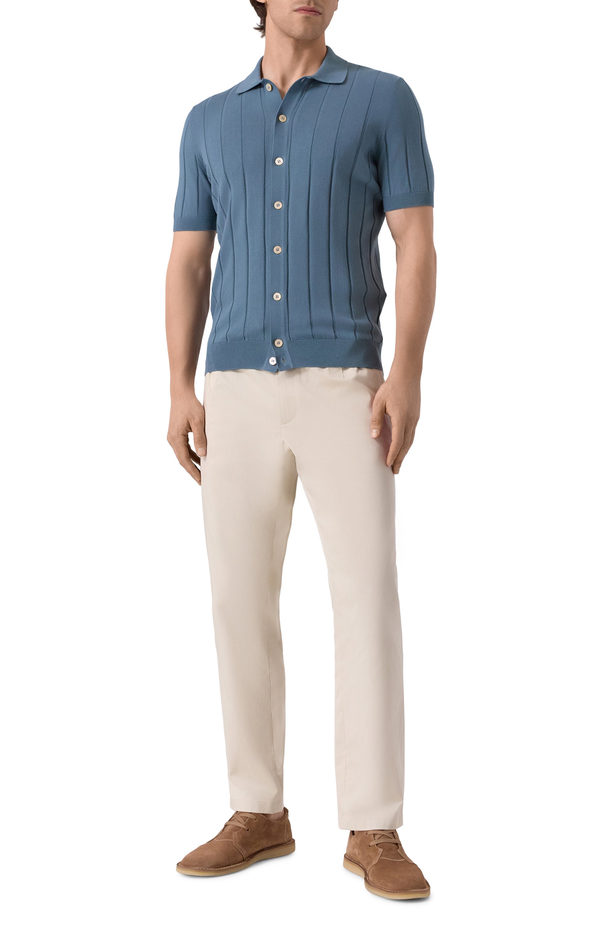 Хлопковая рубашка GRAN SASSO, арт. 57143/20634, фото 2