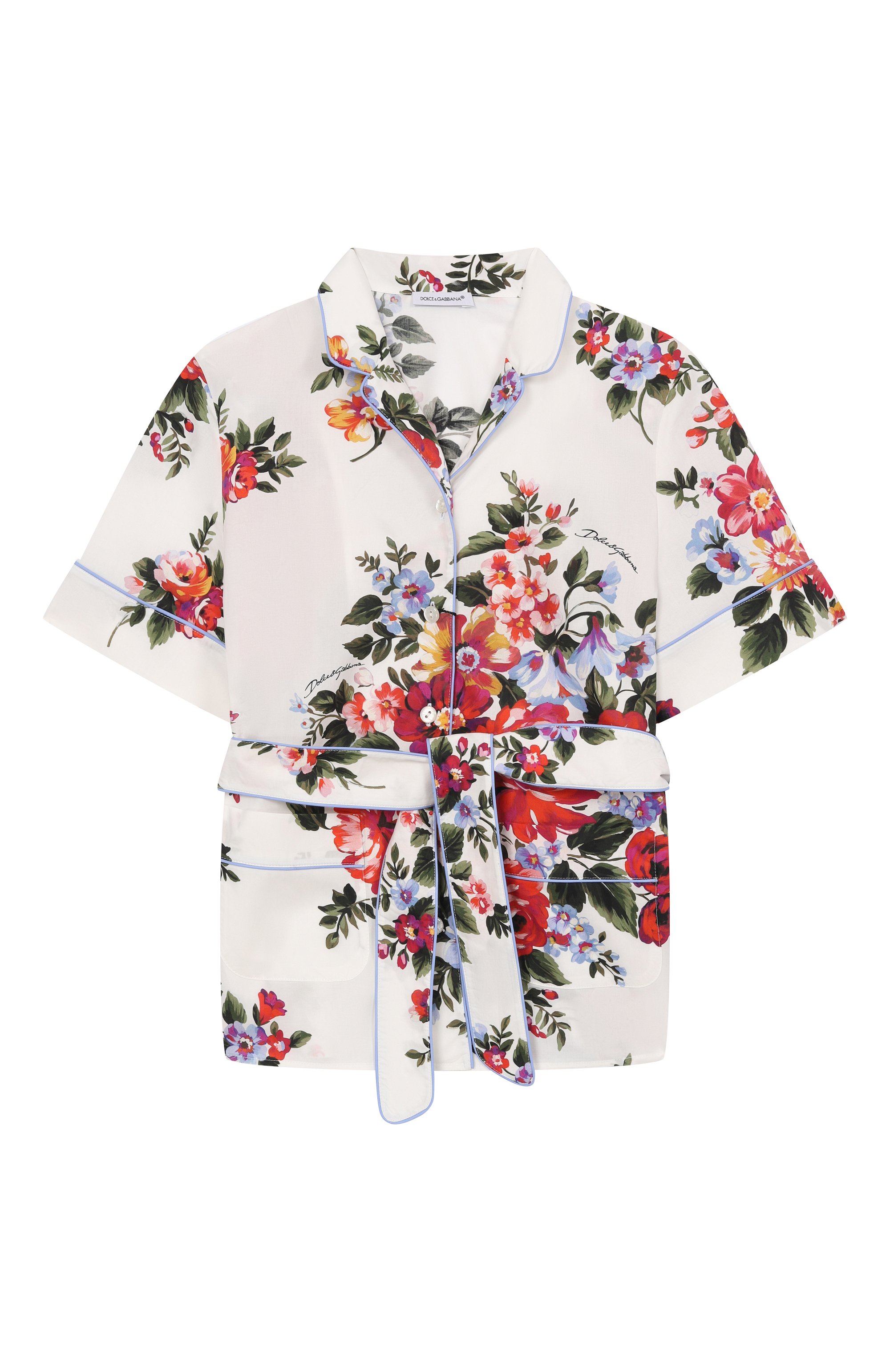 Хлопковая рубашка DOLCE & GABBANA, арт. L56S07/HS5UU_001, фото 1