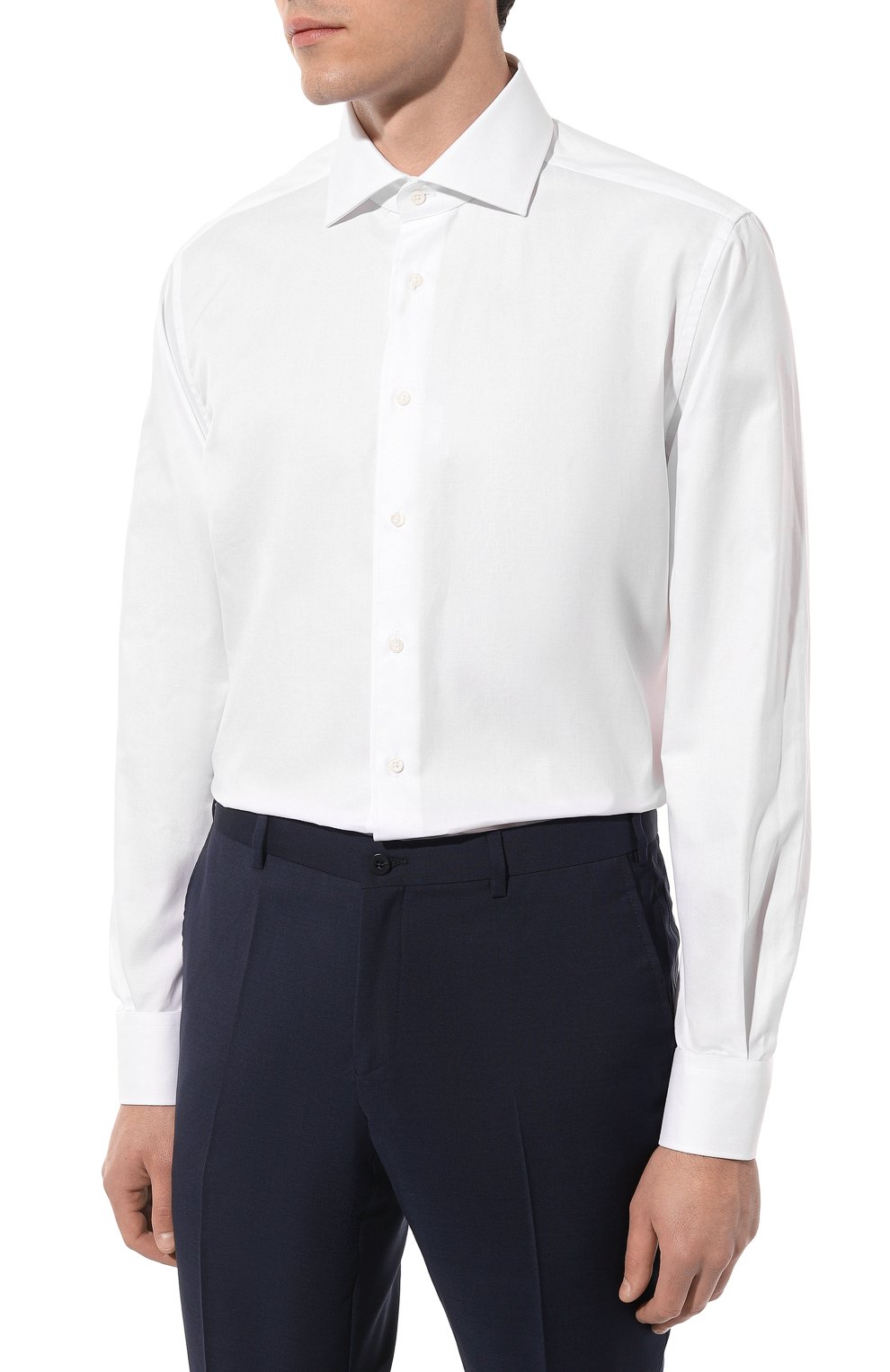 Хлопковая сорочка CORNELIANI, арт. 92P100-3811700, фото 4