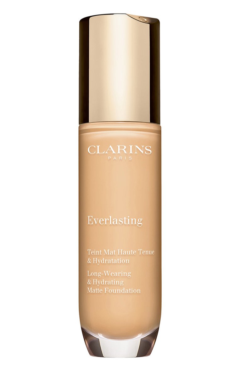 Устойчивый тональный крем everlasting, 100.5w (30ml) CLARINS  цвета, арт. 80068045 | Фото 1 (Региональные ограничения белый список (Axapta Mercury): Не проставлено; Нос: Не проставлено; Финишное покрытие: Матовый; SPF фильтр: Минимальный (0-5))