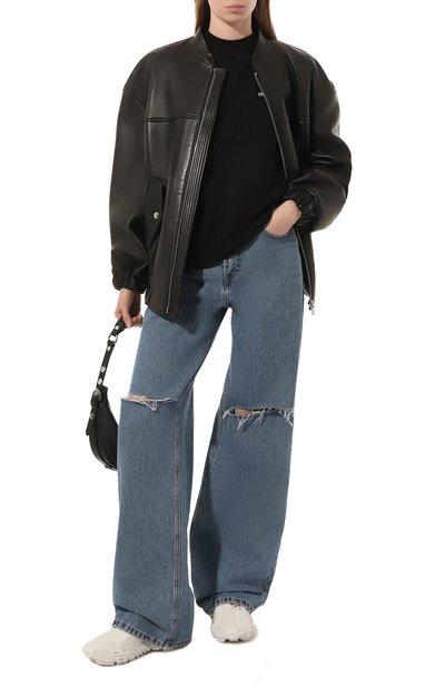 Хлопковая футболка OFF-WHITE, арт. OWAA049C99JER001, фото 2