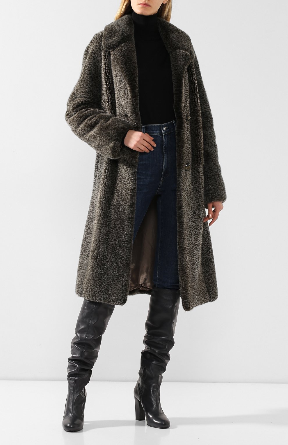 Шуба из меха норки COLOR TEMPERATURE, арт. Н-220, фото 2