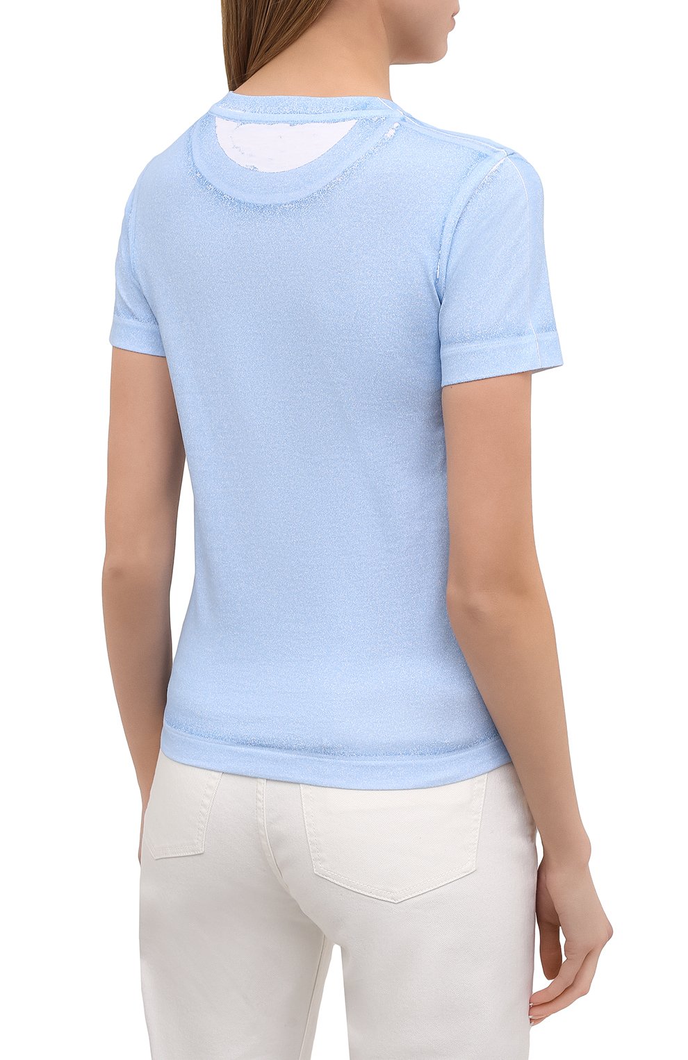 Хлопковая футболка STELLA MCCARTNEY, арт. 602907/S0W56, фото 4