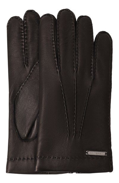 Мужские кожаные перчатки CORNELIANI, арт. 26Q305-2620582