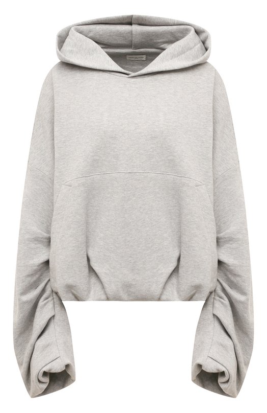 Хлопковое худи Dries Van Noten 242-011155-9610 Серый 242-011155-9610