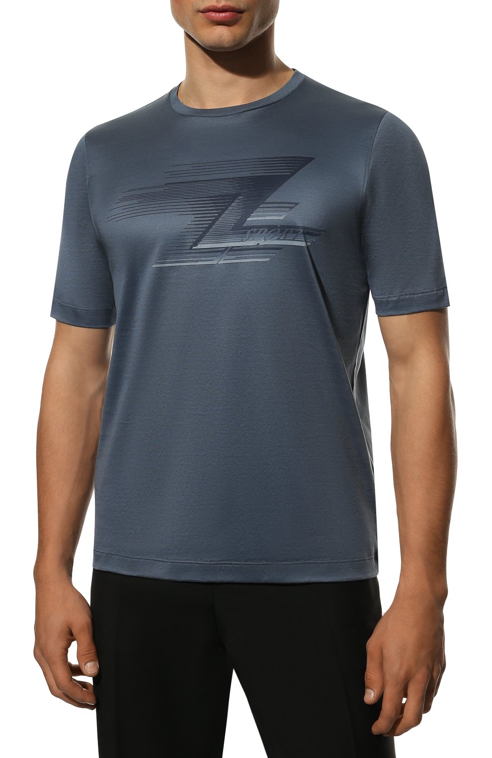 Хлопковая футболка ZILLI SPORT, арт. MEX-NT640-SCRA1/MC01, фото 3