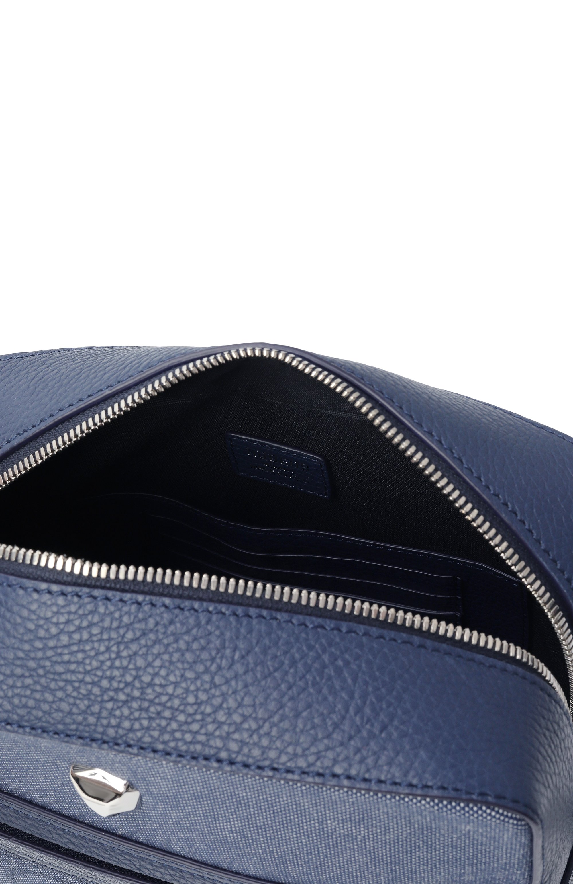 Сумка silvio medium RUBEUS MILANO, арт. CR0SSB0DY MEDIUM/CALFSKIN GRAN PRIX+CANVAS NAPAC0T, фото 5