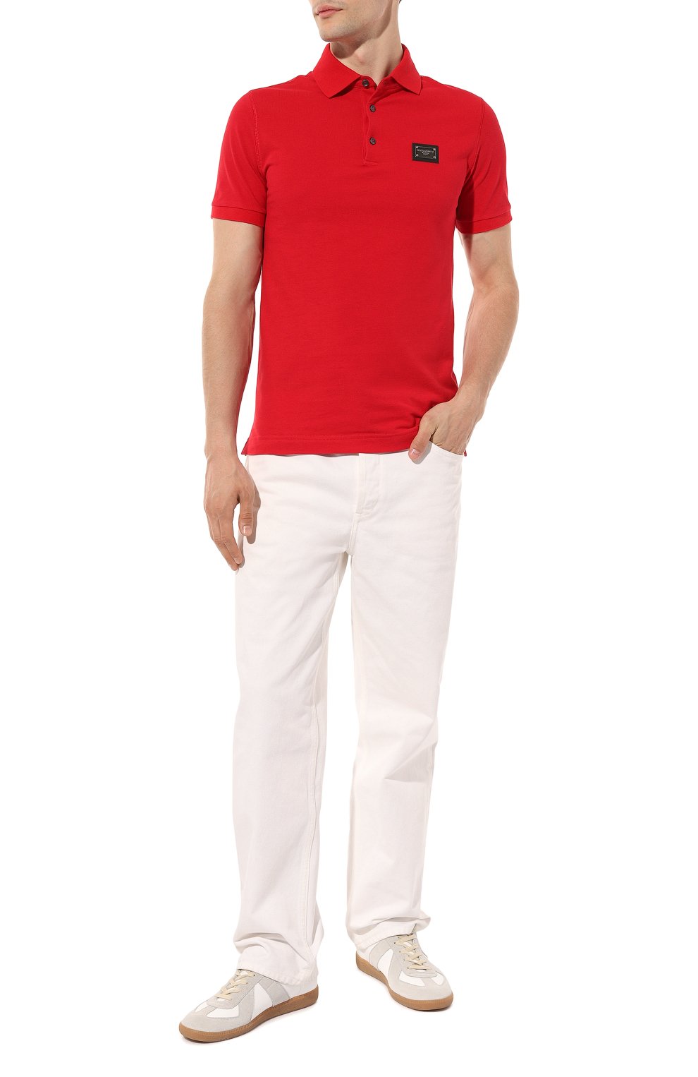 Хлопковое поло DOLCE & GABBANA, арт. G8PL4T/G7F2H, фото 2