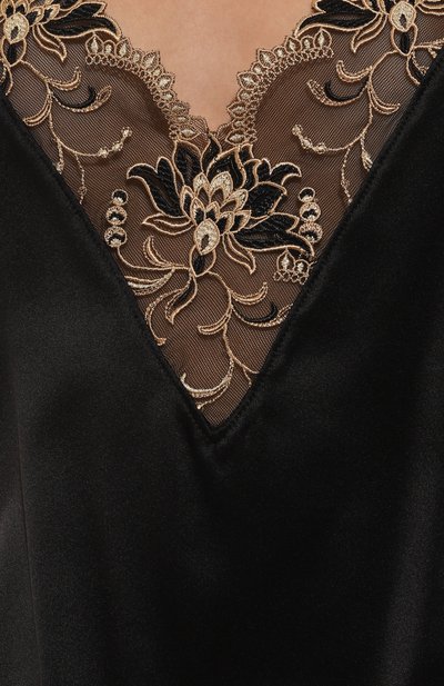 Шелковый комбинезон LISE CHARMEL черного цвета по цене 34540 руб., арт. ALJ3830, фото 5 Шелковый комбинезон LISE CHARMEL, арт. ALJ3830, фото 5