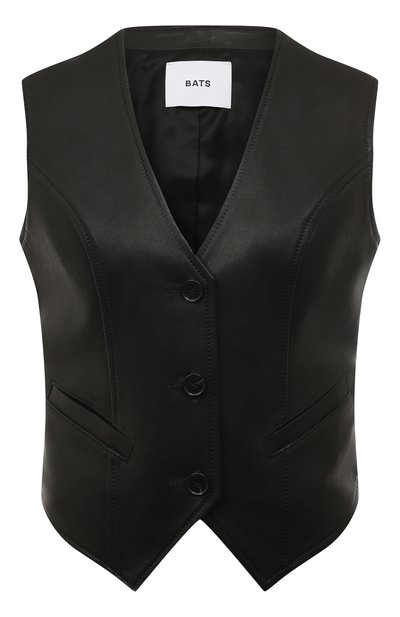 Женский кожаный жилет BATS, арт. LV_100_00