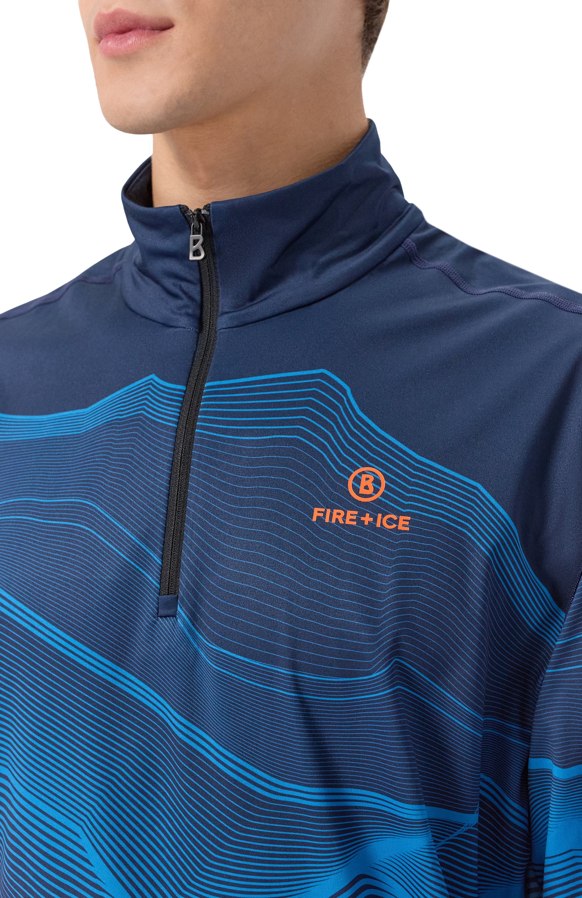 Лонгслив BOGNER FIRE+ICE синего цвета по цене 26190 руб., арт. 54097751, фото 5 Лонгслив BOGNER FIRE+ICE, арт. 54097751, фото 5