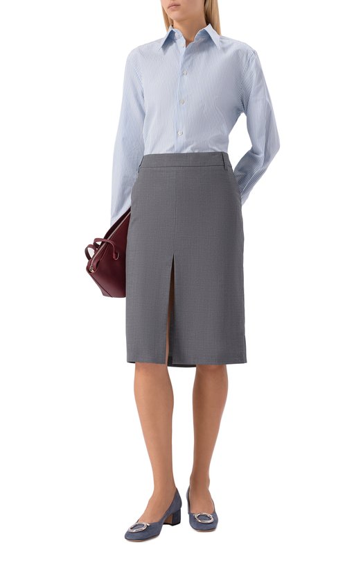 Замшевые туфли Mara 40 Ferragamo 01K665/786973 Серый  01K665/786973 Фото 3