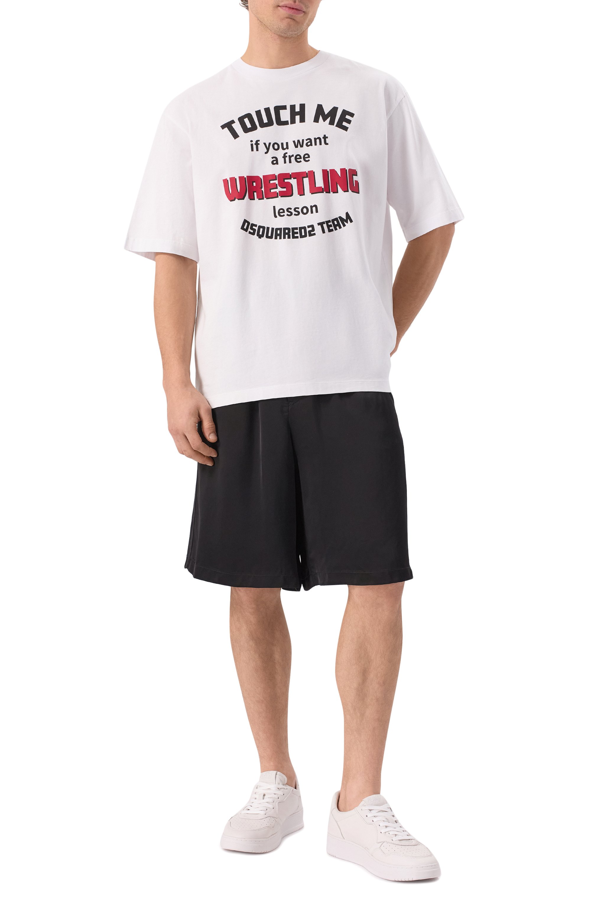 Хлопковая футболка DSQUARED2, арт. S71GD1539/D20020, фото 2