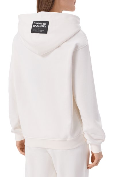 Хлопковое худи COMME DES FUCKDOWN, арт. CFABW01550, фото 4