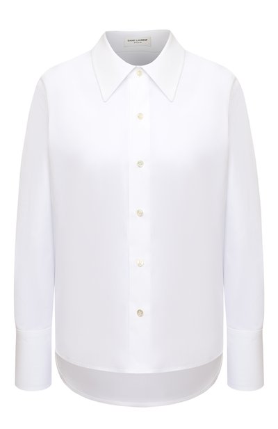 Женская хлопковая рубашка SAINT LAURENT, арт. 626928/Y227W