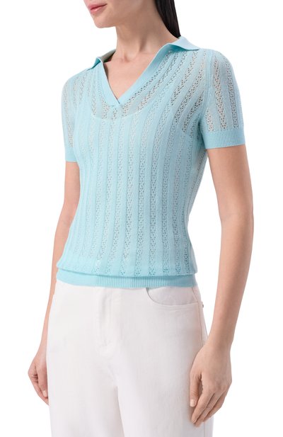 Поло из шелка и хлопка MVST, арт. M26.CSW.K432/G0NG, фото 3