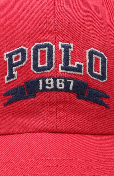 Хлопковая бейсболка POLO RALPH LAUREN, арт. 323737580, фото 3