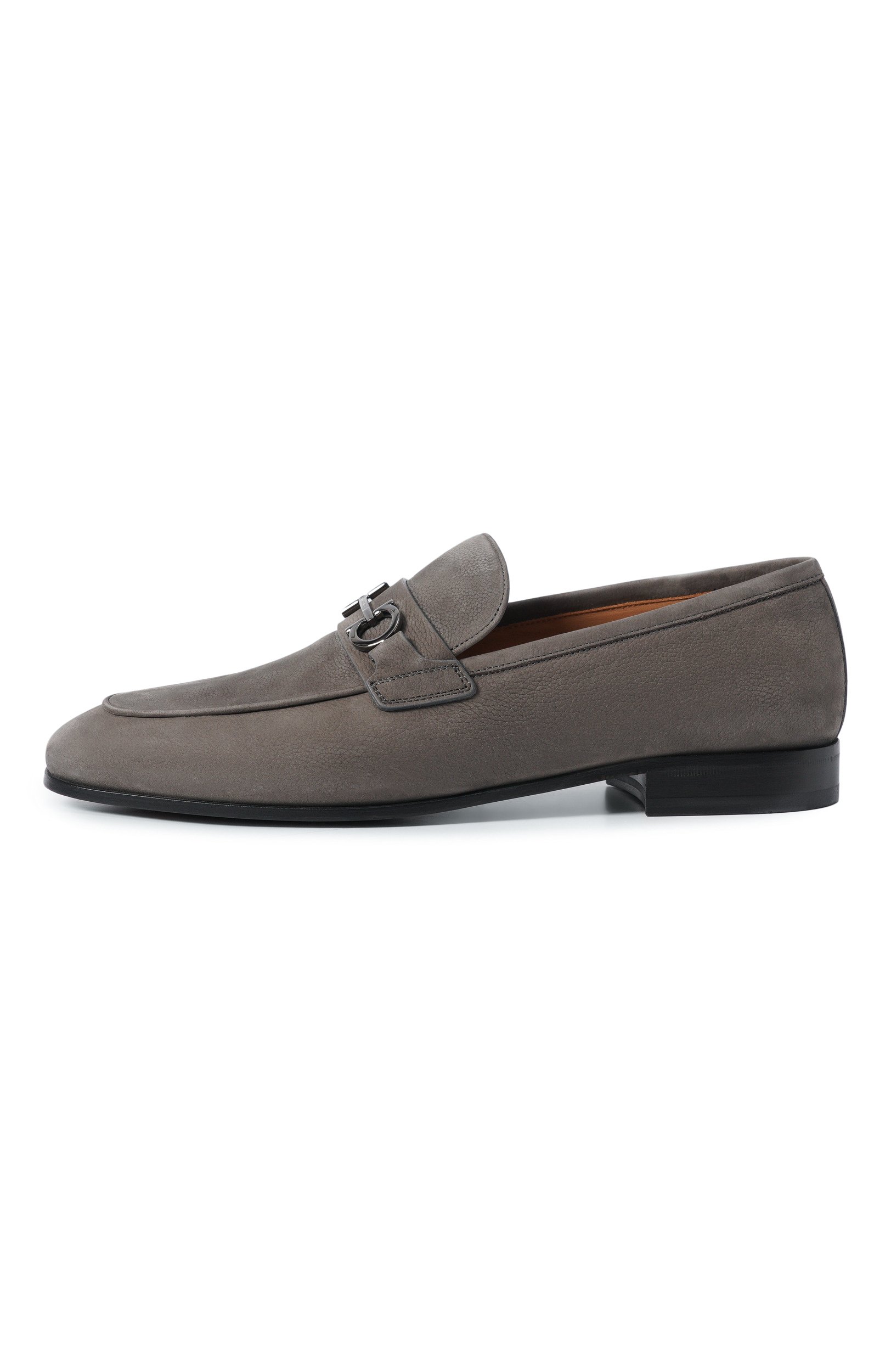 Лоферы biarritz из нубука FERRAGAMO, арт. 029268/792749, фото 3