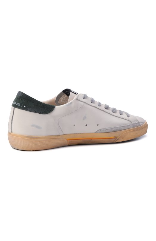 Кожаные кеды Super-Star Golden Goose Deluxe Brand GMF00105.F007530 Белый  GMF00105.F007530 Фото 5