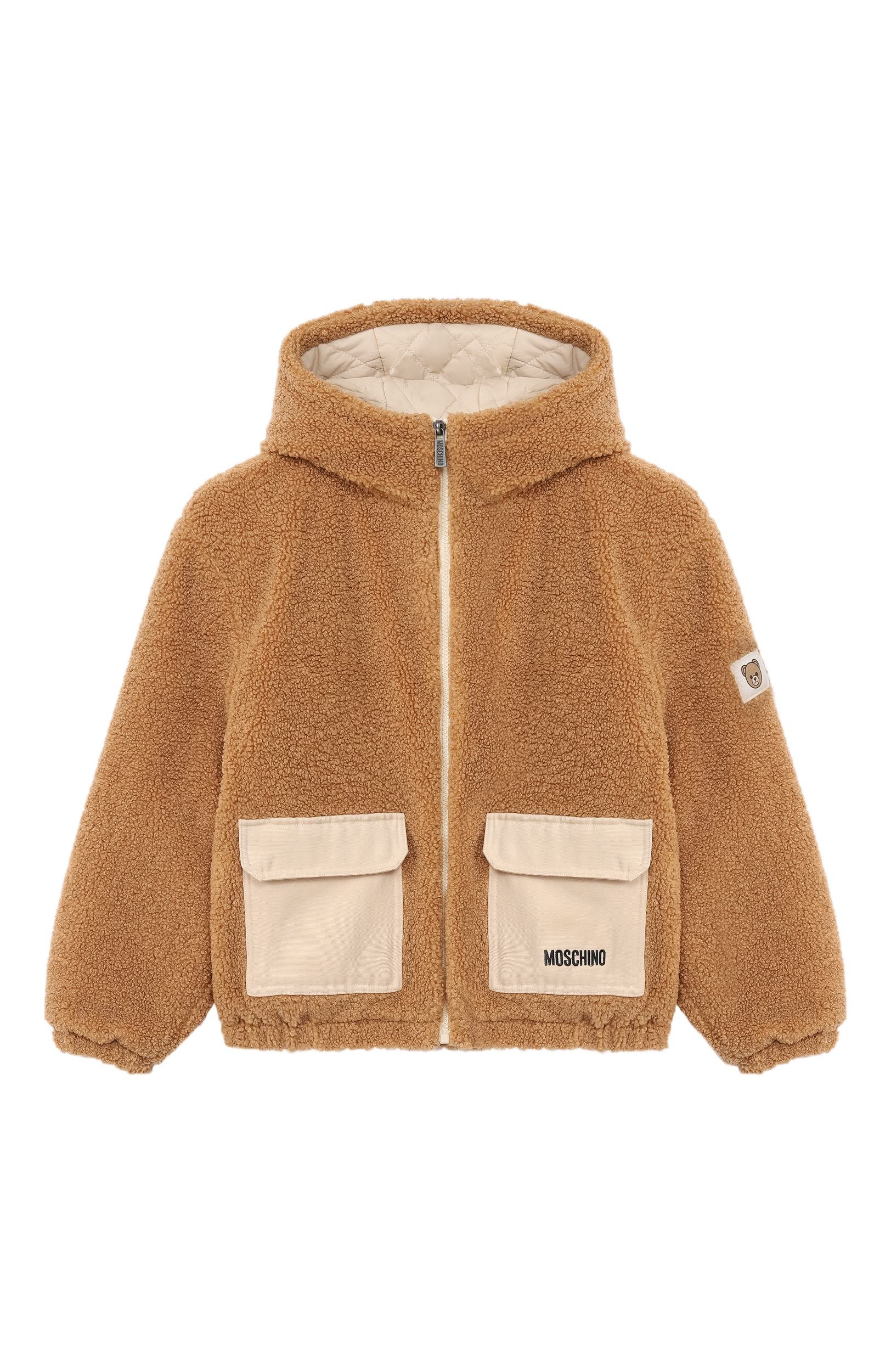 Утепленная куртка из экомеха MOSCHINO, арт. HUS05R/LIA00_001, фото 1