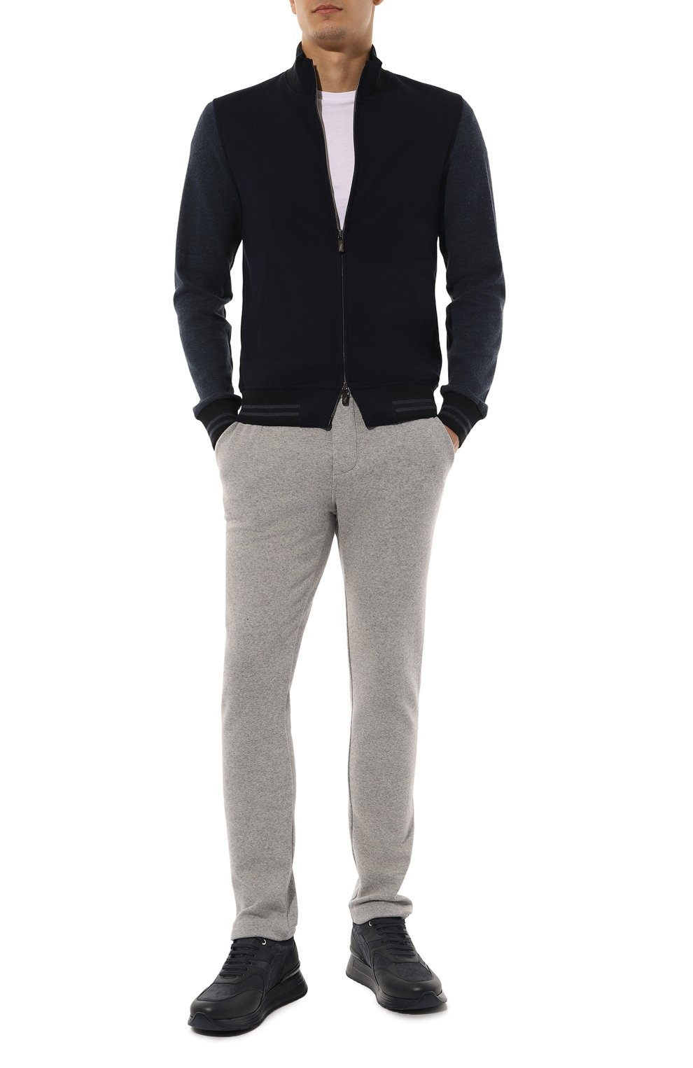 Брюки из хлопка и шерсти CAPOBIANCO, арт. 17M710.TF00., фото 2