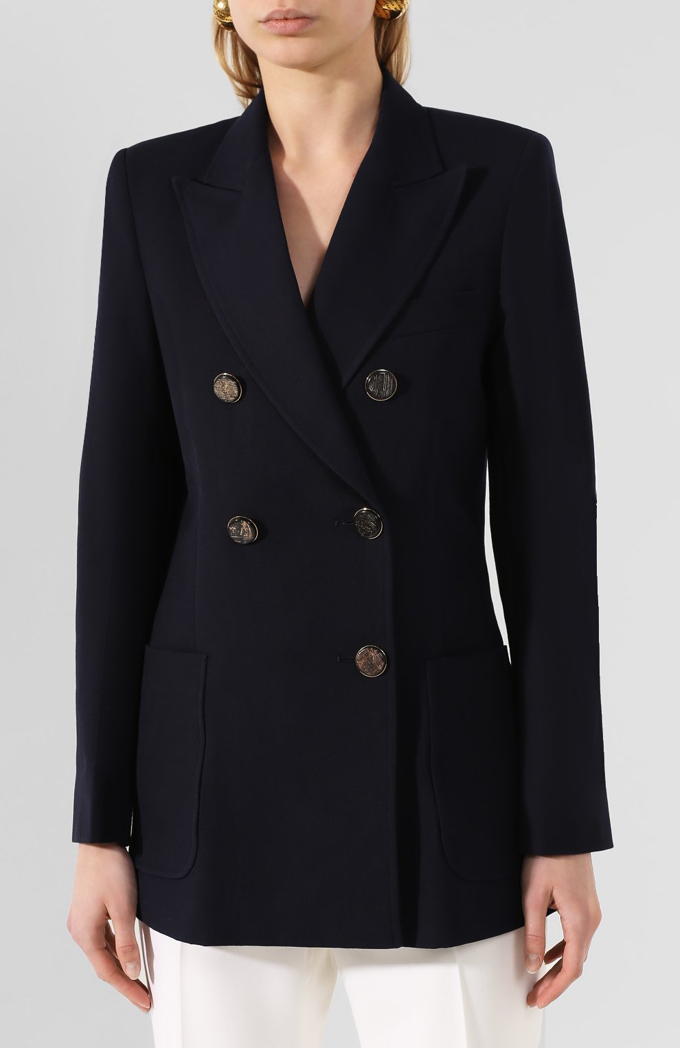 Двубортный жакет VICTORIA BECKHAM, арт. 1120WJK000687A, фото 3