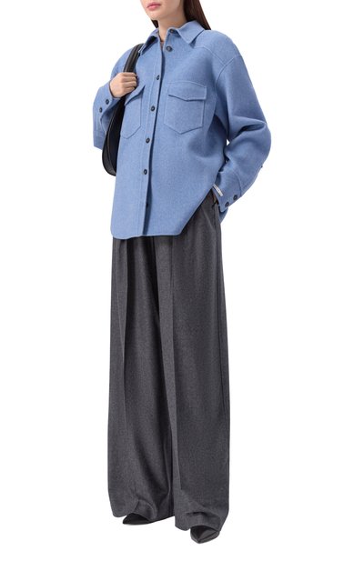 Шерстяная рубашка SPORTMAX, арт. PALPITI, фото 2