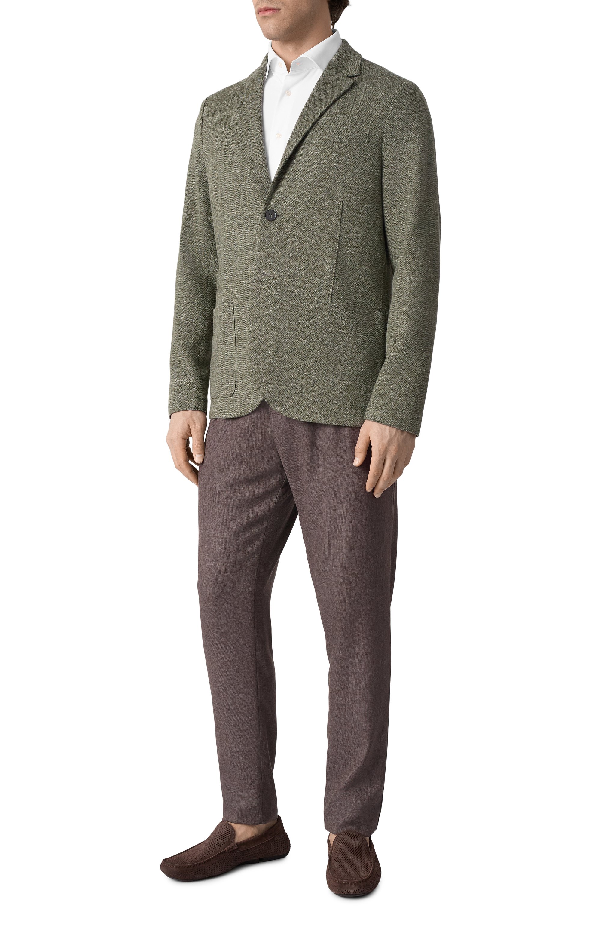 Пиджак из шерсти и шелка HARRIS WHARF LONDON, арт. C8P22PPN, фото 3