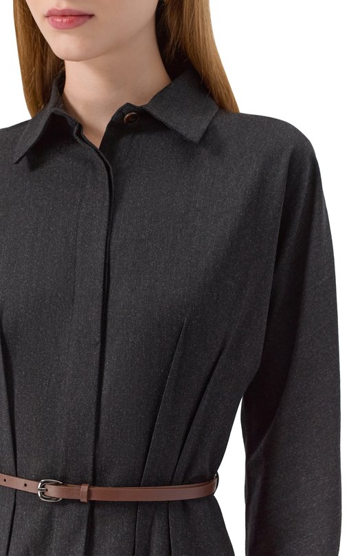 Платье из шерсти и вискозы Antonelli Firenze P6482/875B Серый  P6482/875B Фото 5