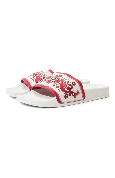 Кожаные шлепанцы DOLCE & GABBANA, арт. D10705/AC113/37-39, фото 1