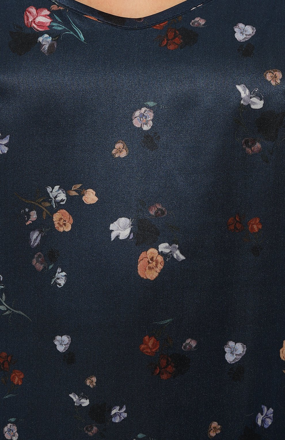 Сорочка из шелка и хлопка ANY WOWZERS синего цвета по цене 18900 руб., арт. LARA01-SLPS-BFL, фото 5 Сорочка из шелка и хлопка ANY WOWZERS, арт. LARA01-SLPS-BFL, фото 5