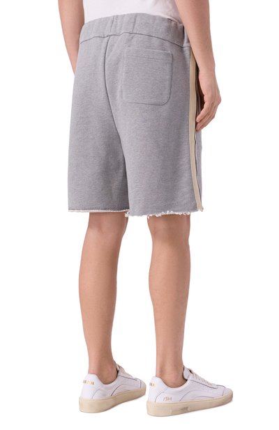 Хлопковые шорты PALM ANGELS, арт. PMCI026F25FLE001, фото 4