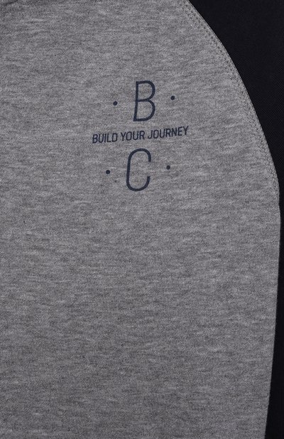 Хлопковая толстовка BRUNELLO CUCINELLI серого цвета по цене 46250 руб., арт. BD847E116B, фото 3 Хлопковая толстовка BRUNELLO CUCINELLI, арт. BD847E116B, фото 3