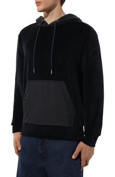 Хлопковое худи MONCLER, арт. 8G000-26-5969W, фото 3