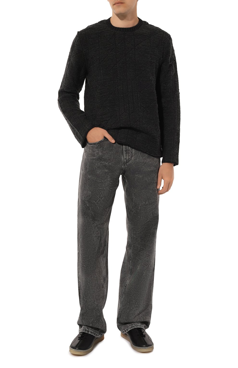 Кожаные кеды court deconstructive MM6, арт. SH1WS0009/P7023, фото 2