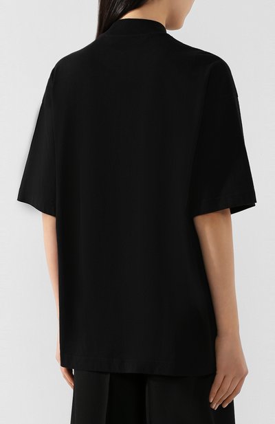 Хлопковая футболка PALM ANGELS, арт. PWAA017S20JER0071060, фото 4