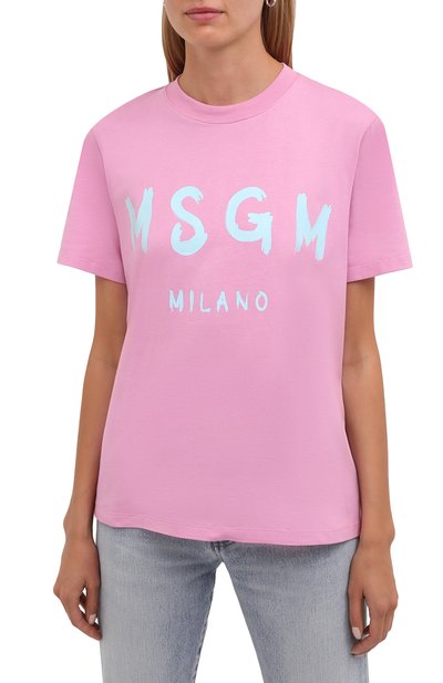 Хлопковая футболка MSGM, арт. 3141MDM510 217798, фото 3