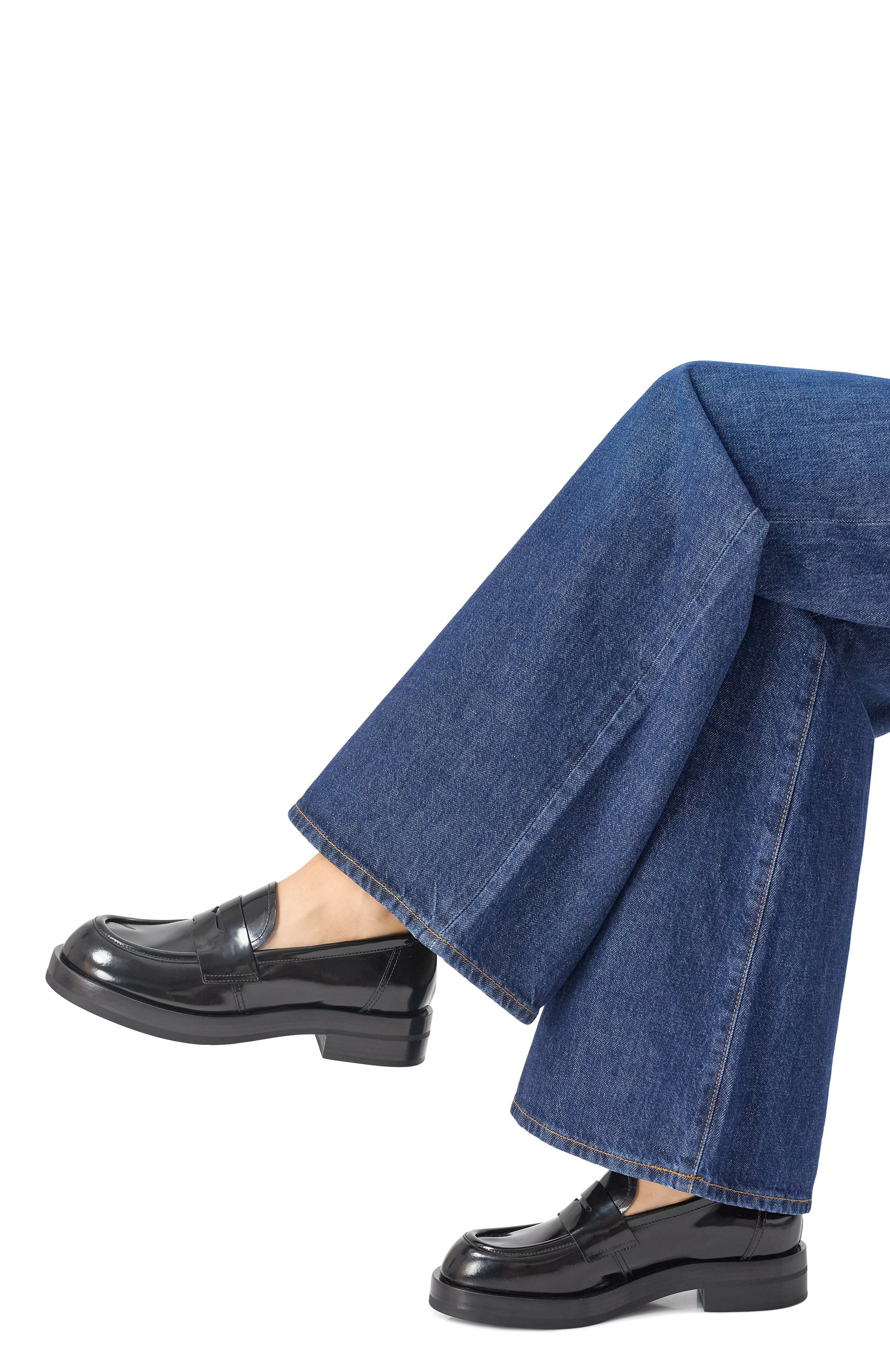 Кожаные пенни-лоферы trudi AGL, арт. D837001PG/FENIC, фото 2