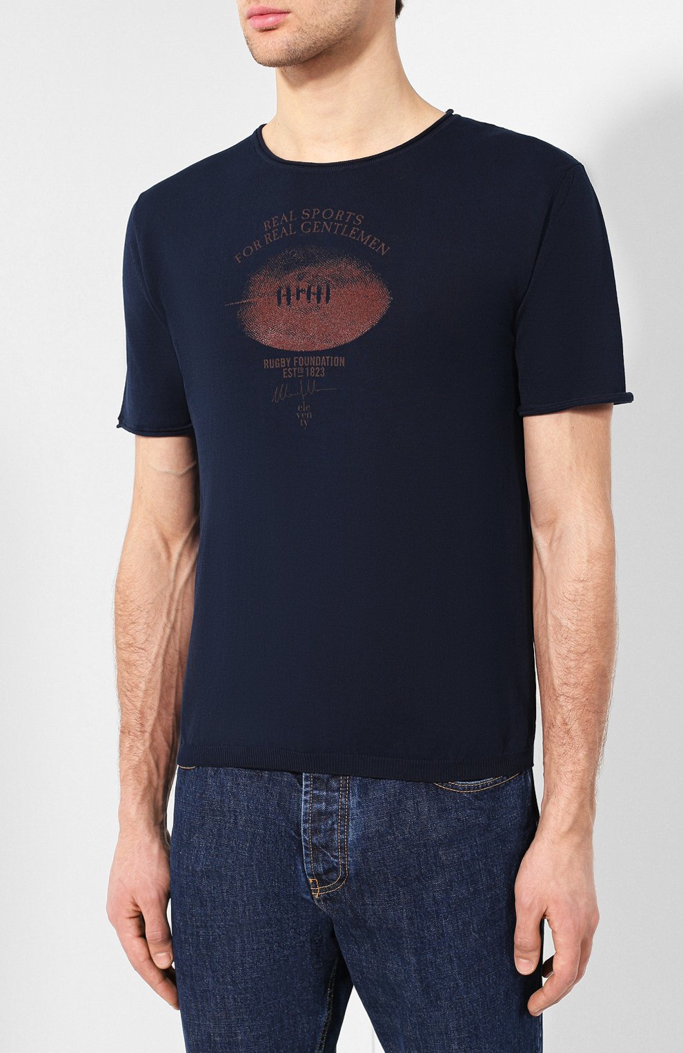 Хлопковая футболка ELEVENTY UOMO, арт. 979MA0419 MAG27066, фото 3