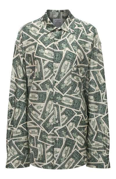 Женская рубашка из вискозы VETEMENTS, арт. UA53SH800M 2734/W