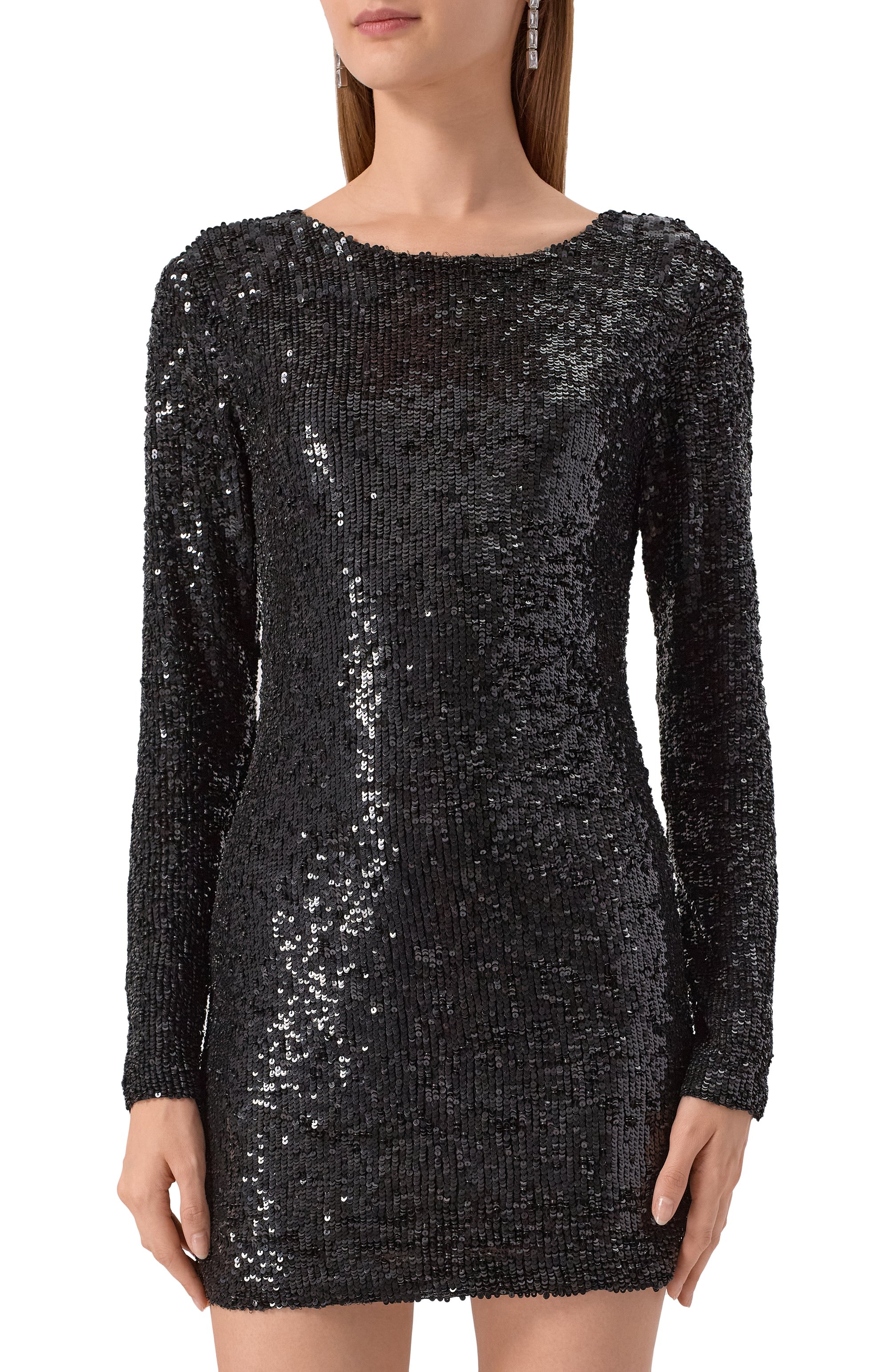 Платье с отделкой пайетками P.A.R.O.S.H., арт. G0NG25-D722526, фото 3