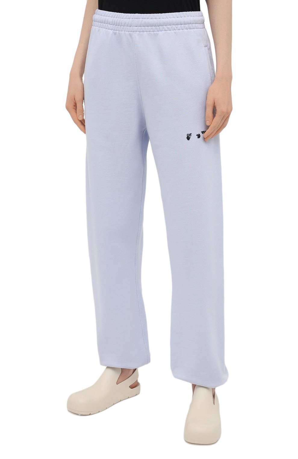 Хлопковые джоггеры OFF-WHITE, арт. 0WCH006S21JER001, фото 3