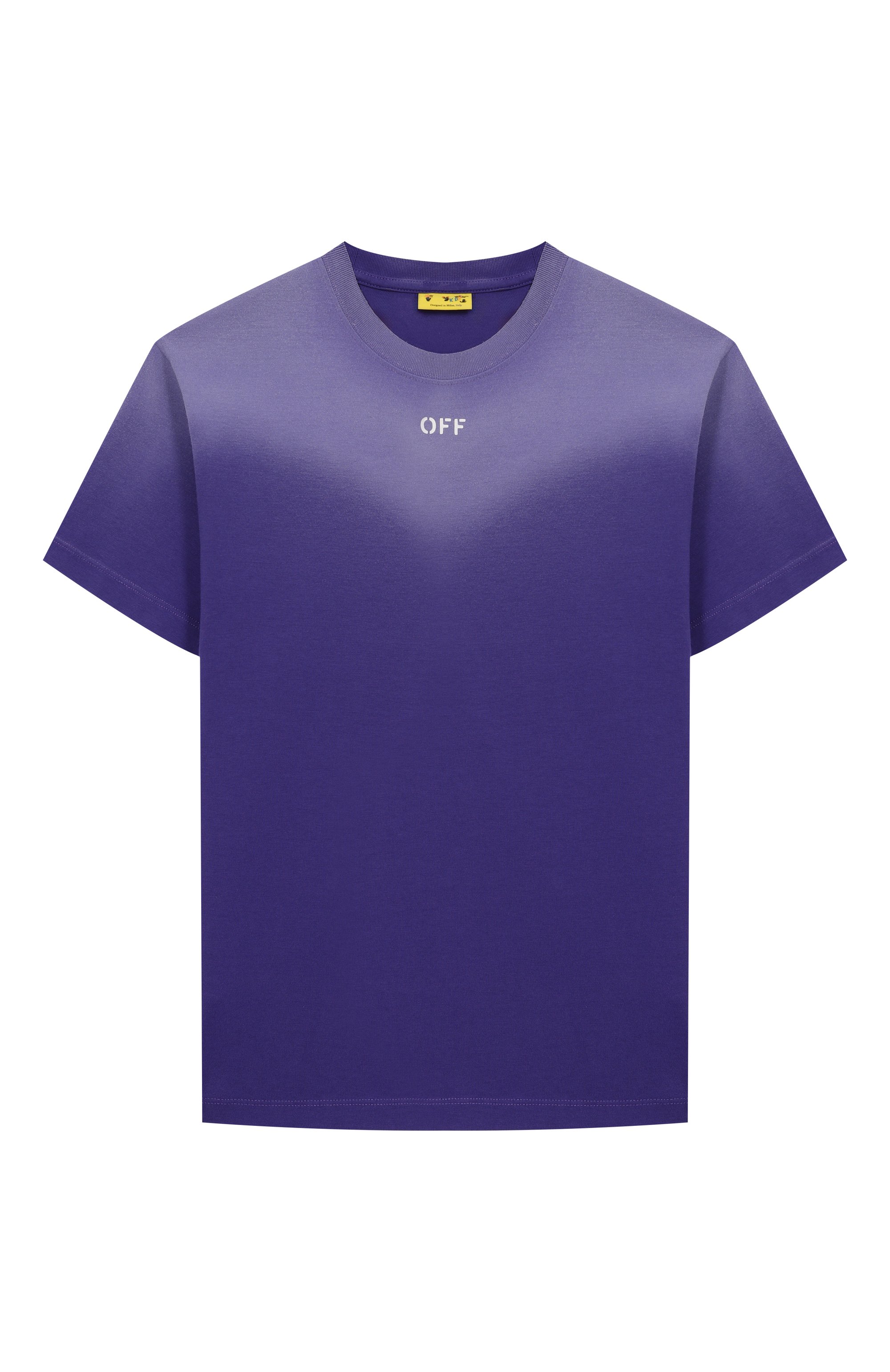 Хлопковая футболка OFF-WHITE, арт. 0GAA001S25JER006/4-12, фото 1